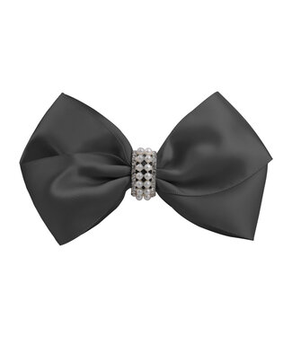 Prinsessefin Prinsessefin - Girls Bow XL - Maud - Charcoal