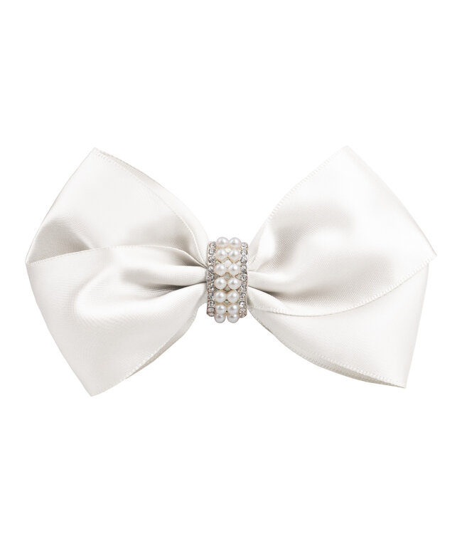 Prinsessefin Prinsessefin - Girls Bow XL - Maud - Off White