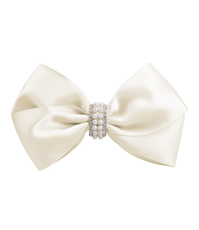 Prinsessefin Prinsessefin - Girls Bow XL - Maud - Antique White
