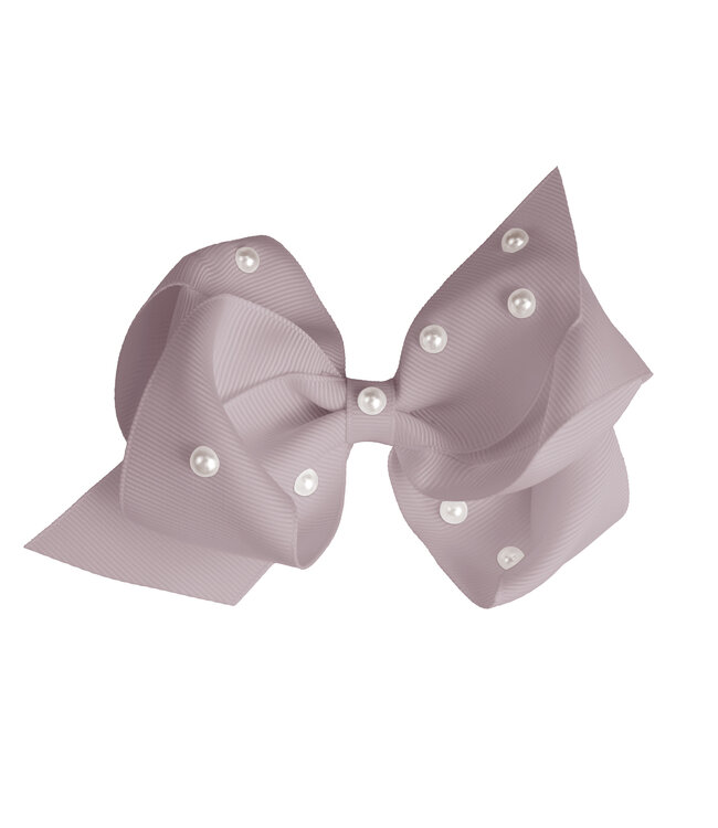 Prinsessefin Prinsessefin - Pearl and Crystal Bows - Grace - Silver