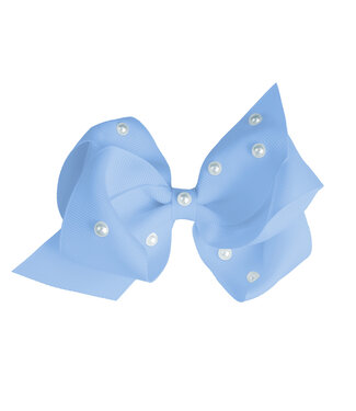 Prinsessefin Prinsessefin - Pearl and Crystal Bows - Grace - French Blue