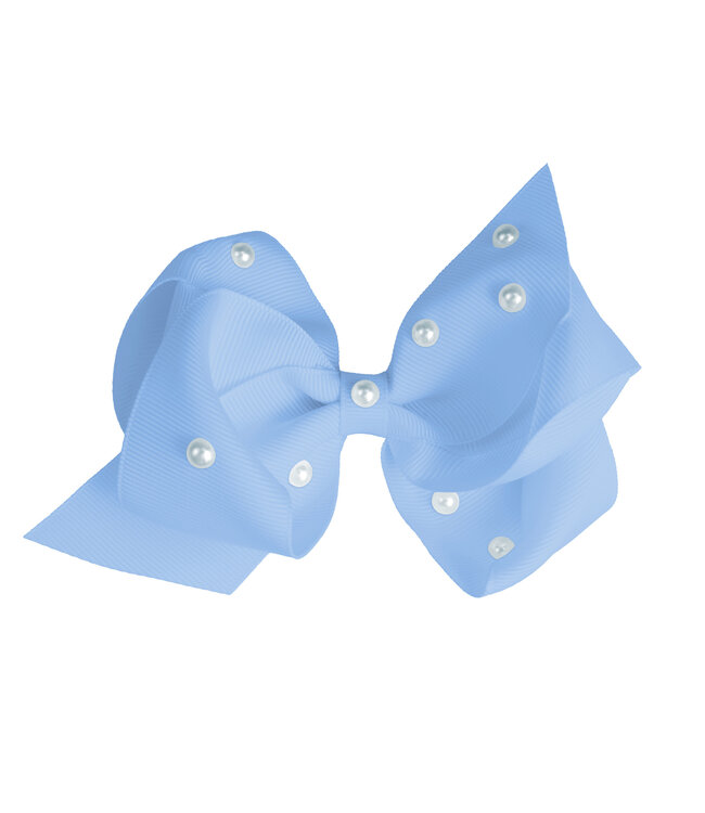 Prinsessefin Prinsessefin - Pearl and Crystal Bows - Grace - French Blue