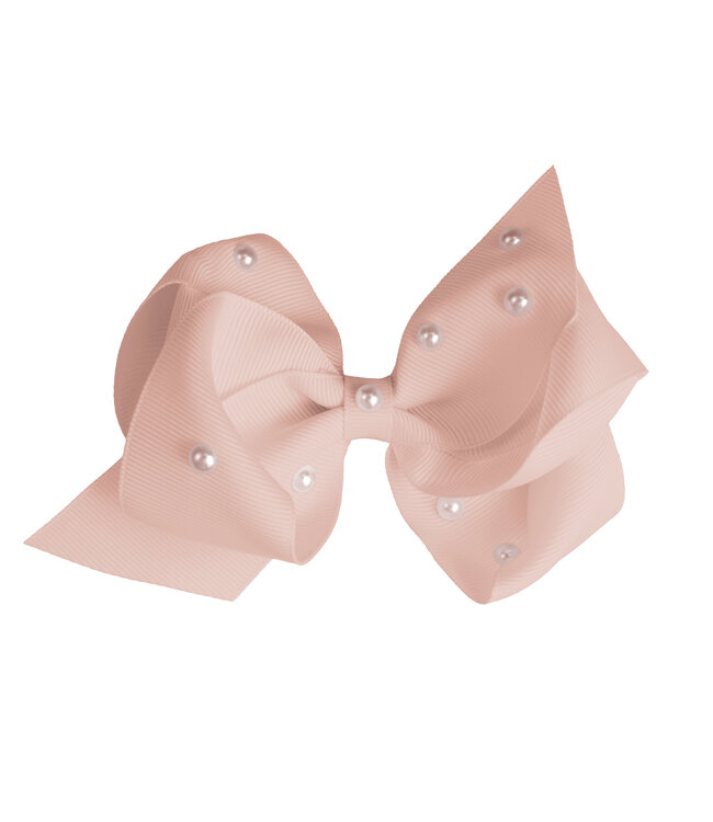 Prinsessefin Prinsessefin - Pearl and Crystal Bows - Grace - Vanilla