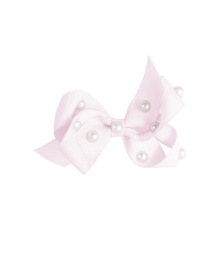 Prinsessefin Prinsessefin - Pearl and Crystal Bows - Charlene - Icy pink