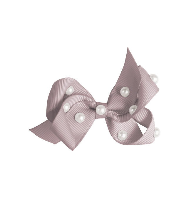 Prinsessefin Prinsessefin - Pearl and Crystal Bows - Charlene - Silver