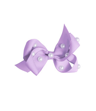 Prinsessefin Prinsessefin - Pearl and Crystal Bows - Charlene - Light Orchid