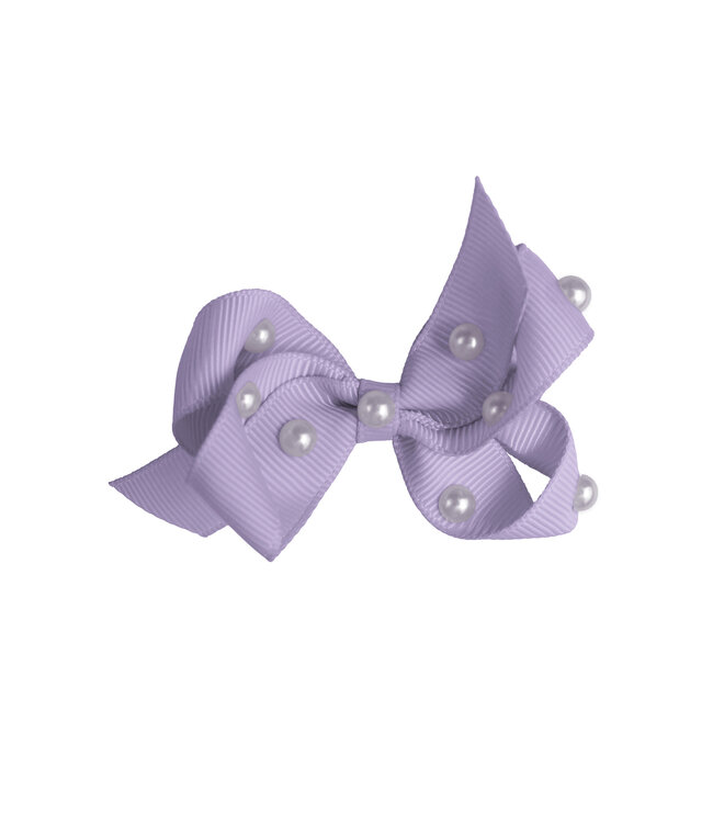 Prinsessefin Prinsessefin - Pearl and Crystal Bows - Charlene - Thistle
