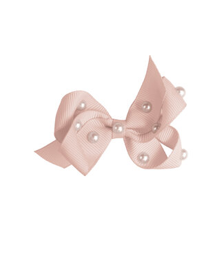 Prinsessefin Prinsessefin - Pearl and Crystal Bows - Charlene - Vanilla