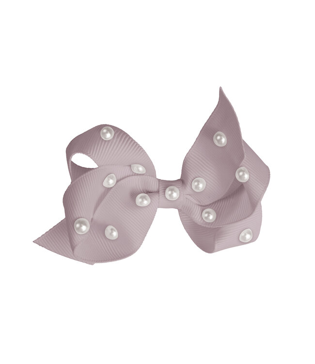 Prinsessefin Prinsessefin - Pearl and Crystal Bows - Stephanie - Silver