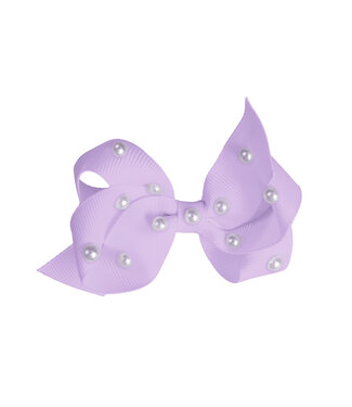 Prinsessefin Prinsessefin - Pearl and Crystal Bows - Stephanie - Light Orchid