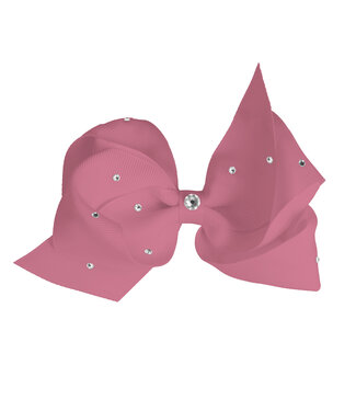 Prinsessefin Prinsessefin - Pearl and Crystal Bows - Blanca - Rosy Mauve