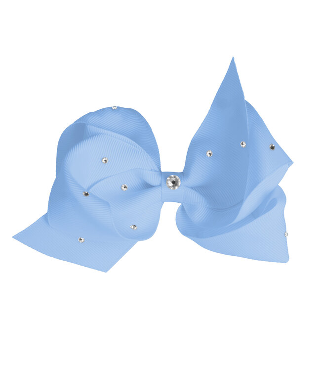 Prinsessefin Prinsessefin - Pearl and Crystal Bows - Blanca - French Blue