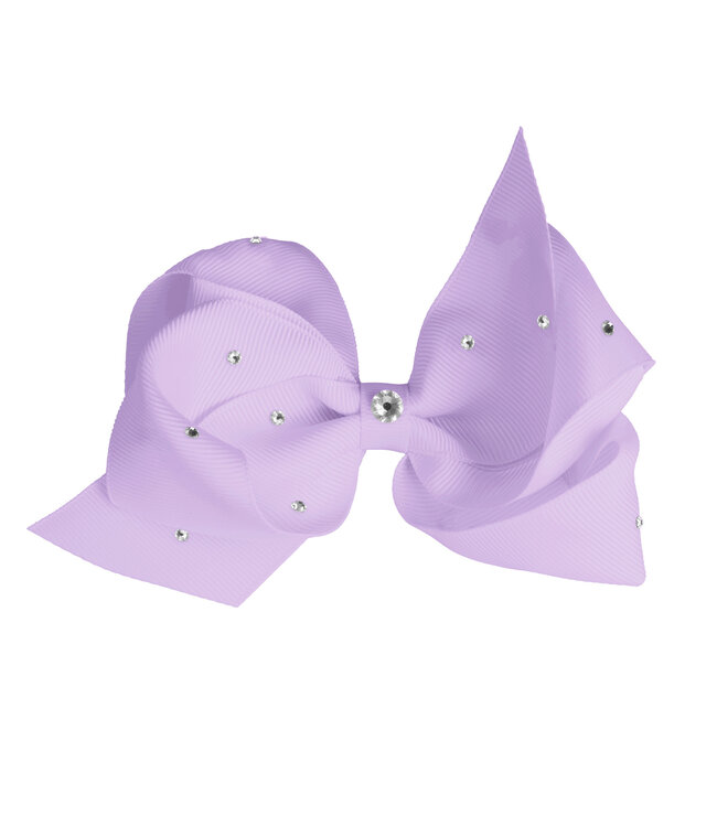 Prinsessefin Prinsessefin - Pearl and Crystal Bows - Blanca - Light Orchid