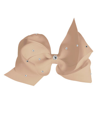 Prinsessefin Prinsessefin - Pearl and Crystal Bows - Blanca - Candied Ginger