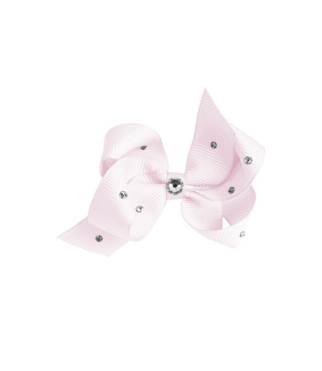 Prinsessefin Prinsessefin - Pearl and Crystal Bows - Alexia - Icy pink