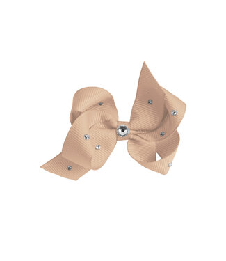 Prinsessefin Prinsessefin - Pearl and Crystal Bows - Alexia - Candied Ginger