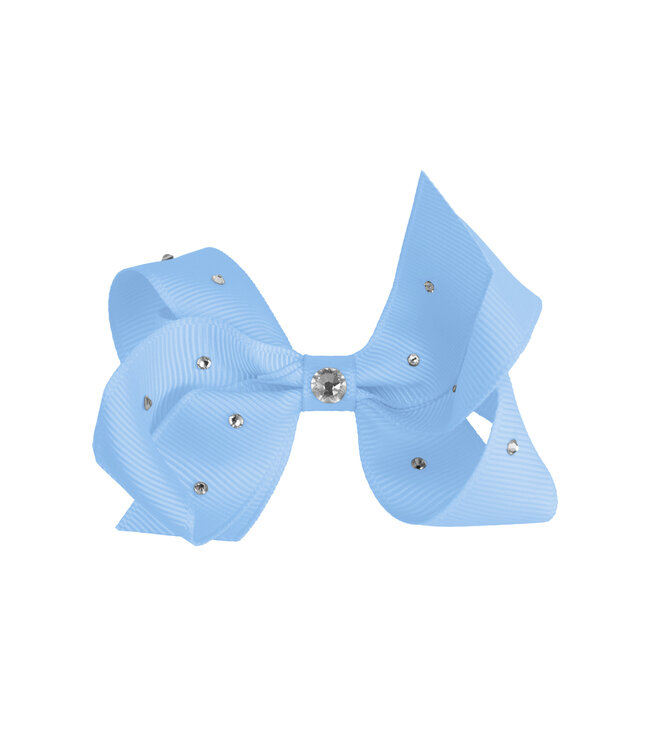 Prinsessefin Prinsessefin - Pearl and Crystal Bows - Gabriella - French Blue