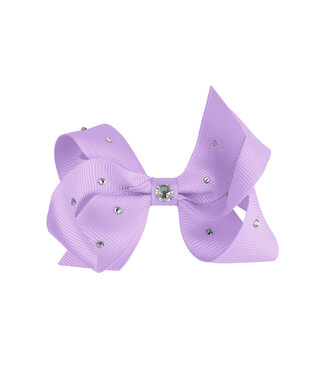 Prinsessefin Prinsessefin - Pearl and Crystal Bows - Gabriella - Light Orchid