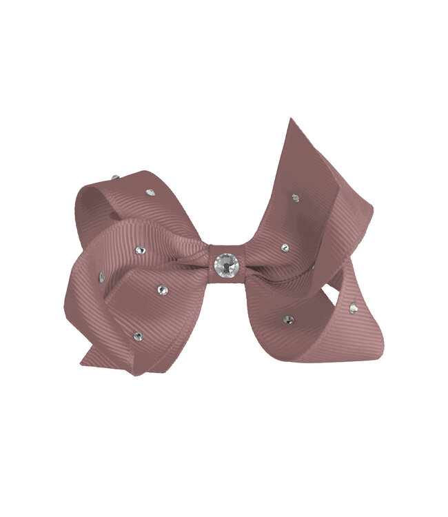 Prinsessefin Prinsessefin - Pearl and Crystal Bows - Gabriella - Chocolate Chip