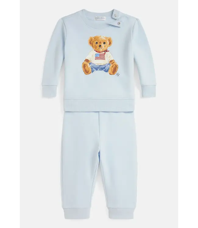 Ralph Lauren Ralph Lauren - Polo Bear Fleece Sweatshirt & Pant Set Blue