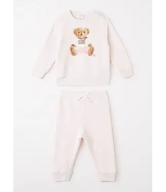 Ralph Lauren Ralph Lauren - Polo Bear Fleece Sweatshirt & Pant Set Pink