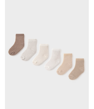 Mayoral Mayoral - Set of 6 newborn socks - Natural