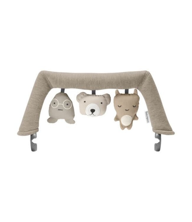 Babybjorn BabyBjörn - Speelboog voor Wipstoeltje - Knuffelvriendjes Neutrale Kleuren