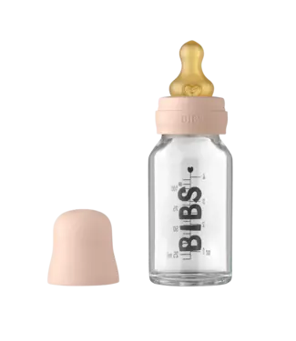 Bibs Bibs - Baby Glass Bottle Complete Set - Blush