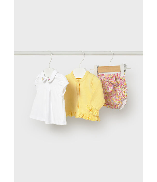 Mayoral Mayoral - 3-piece set Knit sunny