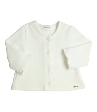 Gymp Gymp - Cardigan Carbon Off-white â€“ Old Rose - Off White