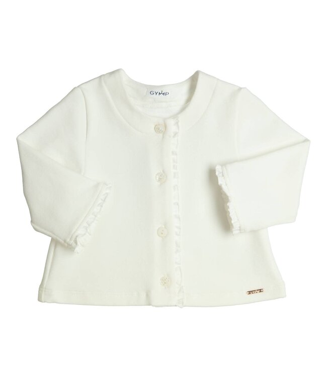 Gymp Gymp - Cardigan Carbon Off-white â€“ Old Rose - Off White