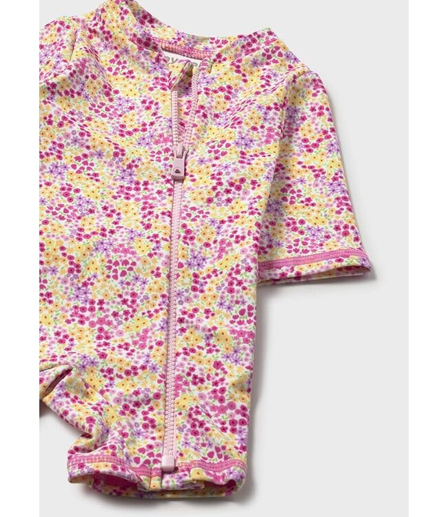 Mayoral Mayoral - Bathing bodysuit with hat - bloemen