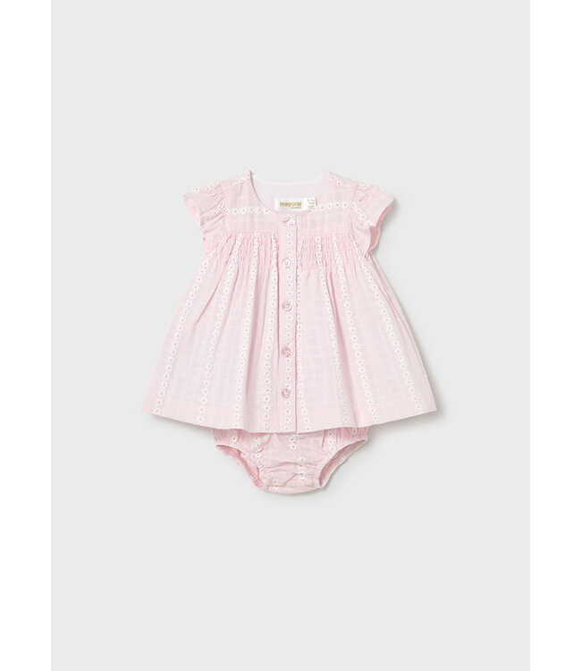 Mayoral Mayoral - Chiffon dress - baby pink