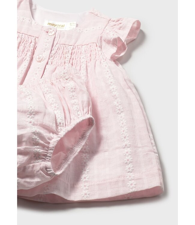 Mayoral Mayoral - Chiffon dress - baby pink