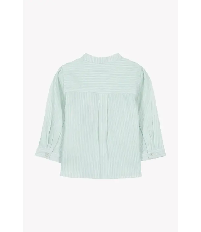 Tartine et Chocolat Tartine Et Chocolat -  Hemd Saliegroene strepen