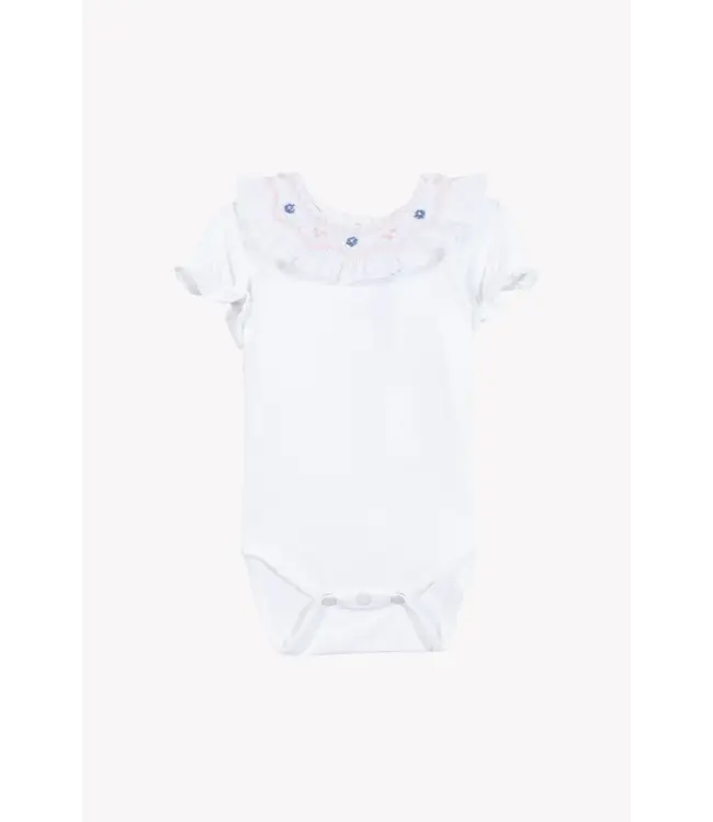 Tartine et Chocolat Tartine Et Chocolat -  Body met witte kraag en bloemenprint