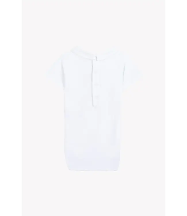 Tartine et Chocolat Tartine Et Chocolat -  Body wit met surf borduring op puntkraag