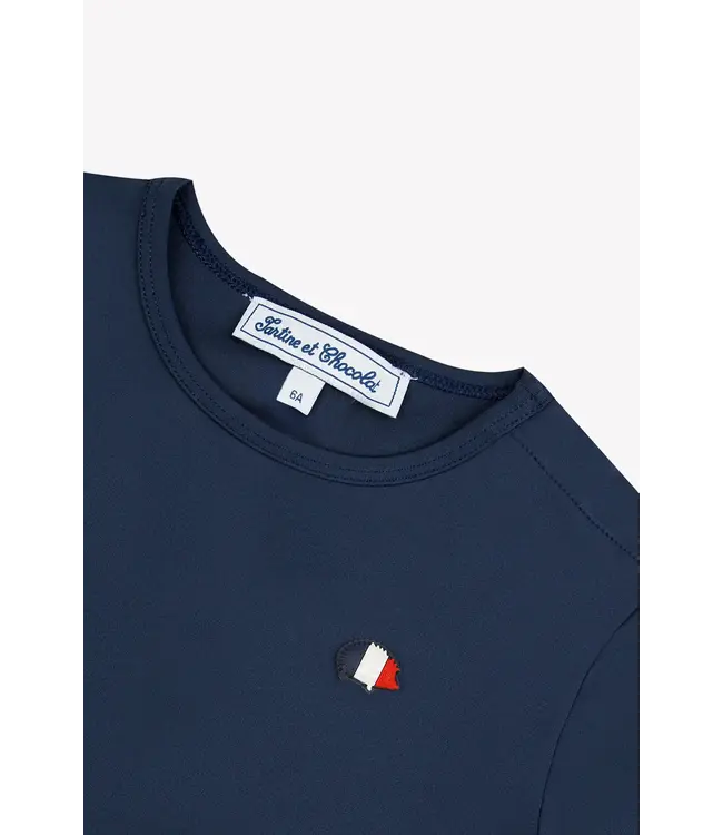 Tartine et Chocolat Tartine Et Chocolat -  UV beschermend zwemshirt donkerblauw