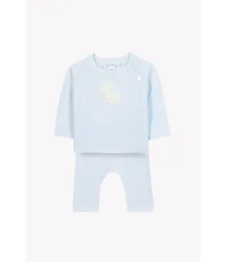 Tartine et Chocolat Tartine Et Chocolat -  Set Gebreide pul en broek met konijntje