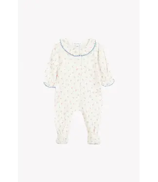 Tartine et Chocolat Tartine Et Chocolat -  Babypakje ecru met bedrukte bloemen