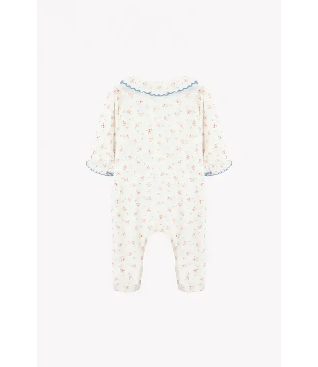 Tartine et Chocolat Tartine Et Chocolat -  Babypakje ecru met bedrukte bloemen