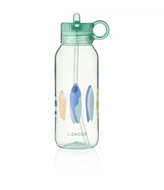 Liewood Liewood - Yang water bottle 500ml - Boards / Light peppermint