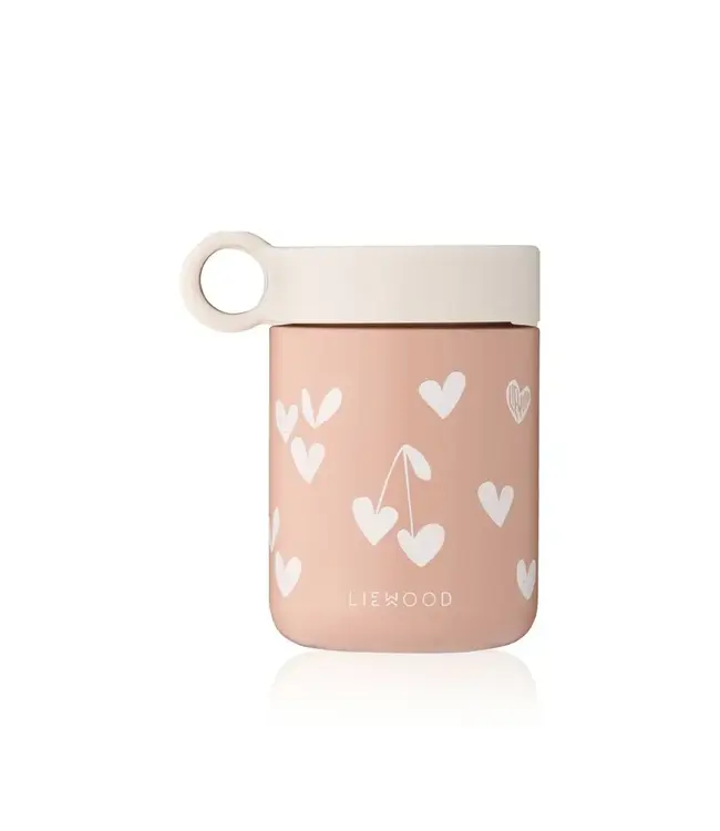 Liewood Liewood - Kiani Printed Food Jar - Sweethearts / Pale tuscany