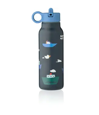 Liewood Liewood - Falk water bottle 350 ml - Sailing / Classic Navy