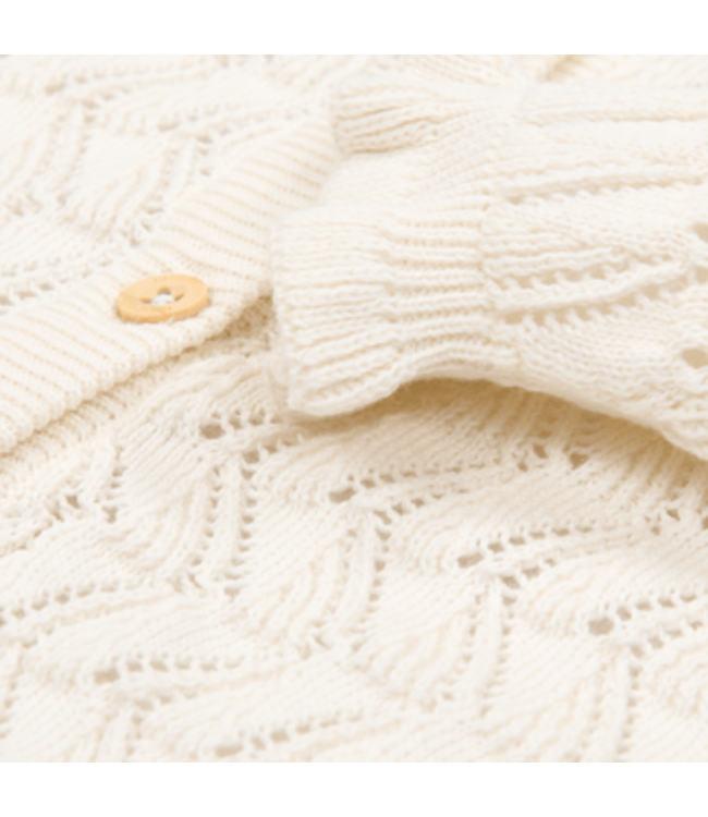Little Dutch Little Dutch - Gebreid vest Creme