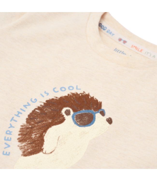 Little Dutch Little Dutch - T-shirt korte mouw Biscuit melange