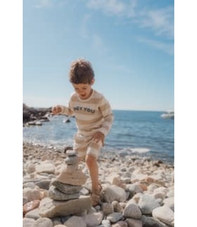 Little Dutch Little Dutch - Sweater Biscuit Stripe