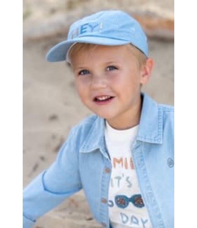 Little Dutch Little Dutch - Jeans Pet met opdruk HEY