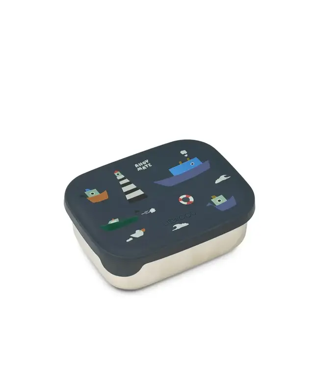 Liewood Liewood - Arthur Printed lunchbox - Sailing/ Classic navy