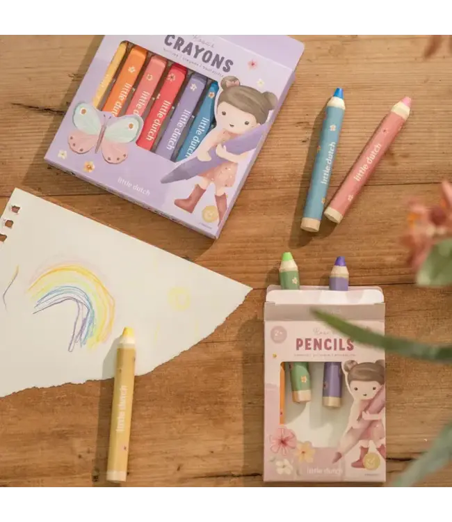Little Dutch Little Dutch - Potloden - Meerkleurig - Essentials - Rosa